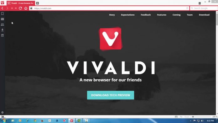 Vivaldi internet tarayıcısı indir