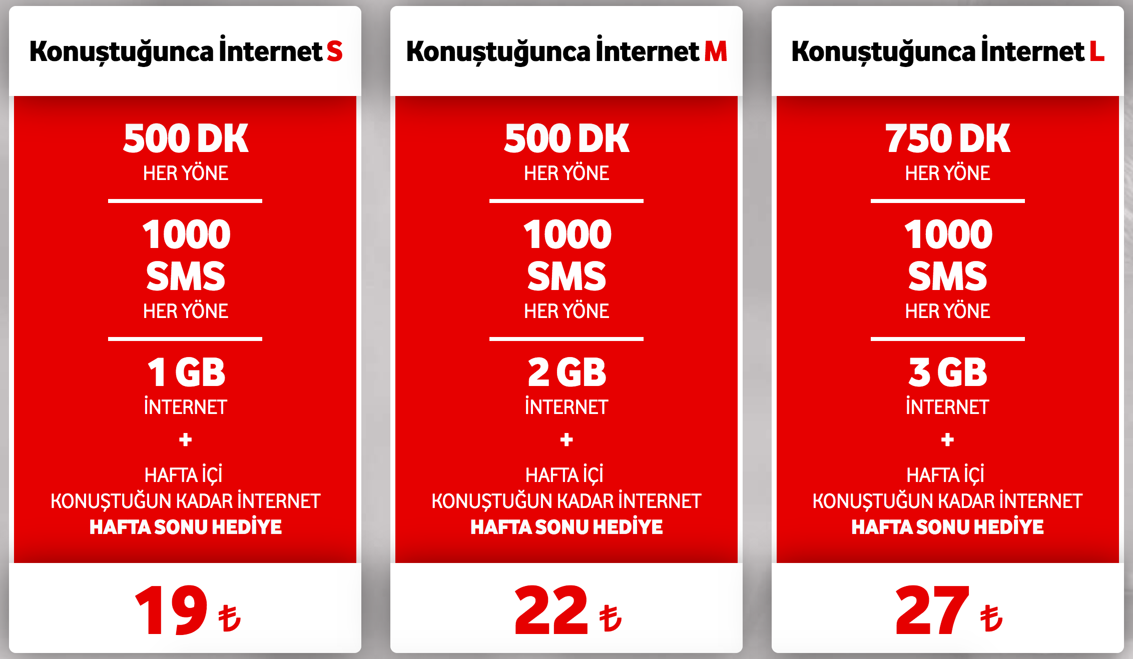 Vodafone 3gb internet