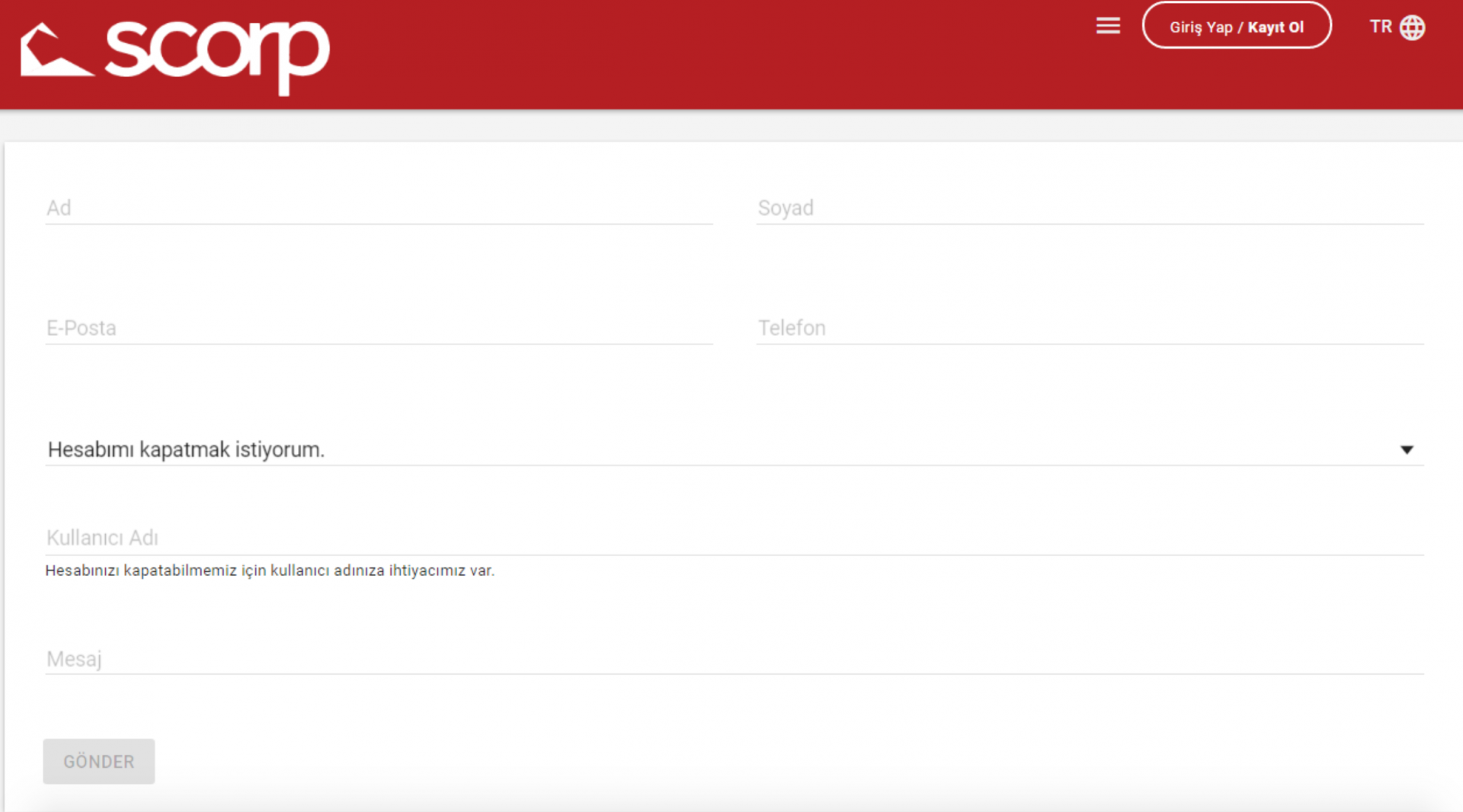 Giris yap. Facebook giri? yap ba?land?. Giris. Account has been disabled. Giris yap.